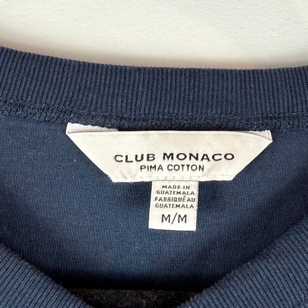 Club Monaco Navy Short Sleeve Tee - Picture 5 of 8